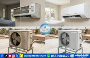 تركيب أغطية المكيفات