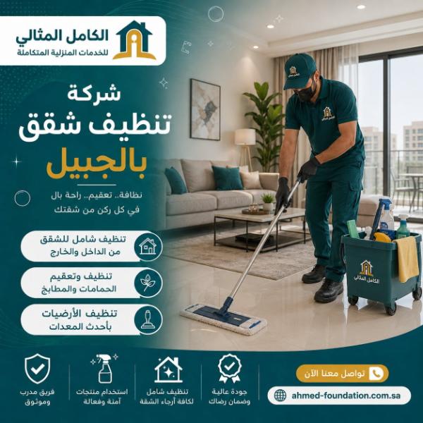 شركة تنظيف شقق بالجبيل