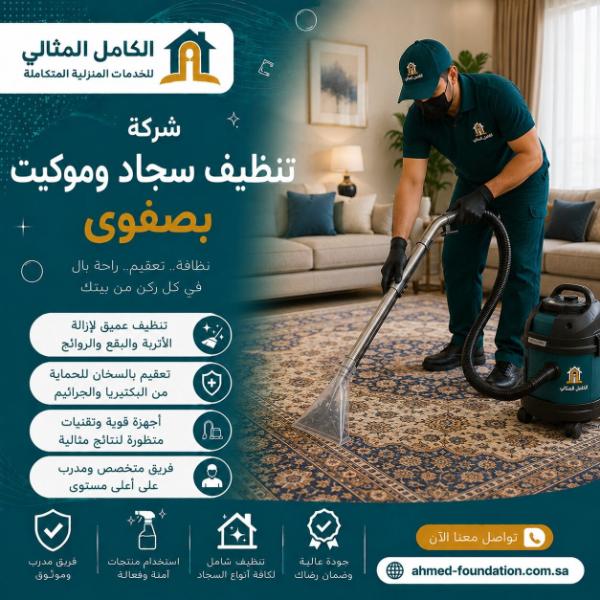 شركة تنظيف سجاد وموكيت بصفوى