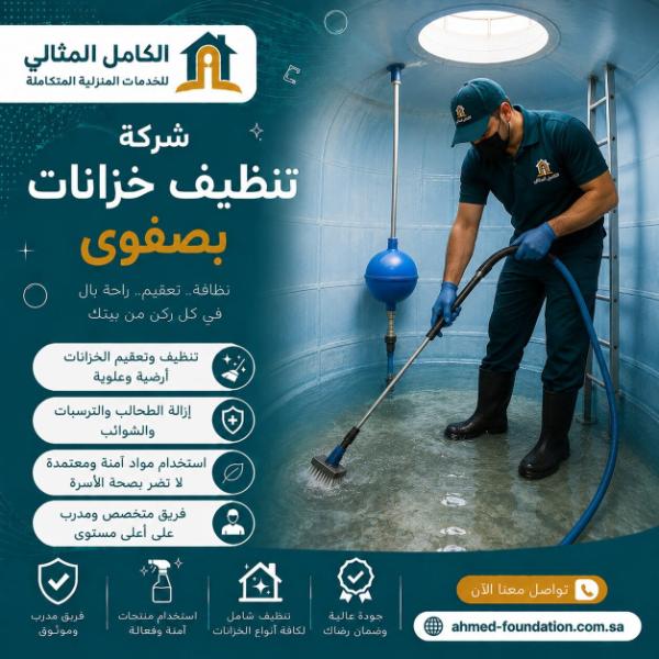 شركة تنظيف خزانات بصفوى